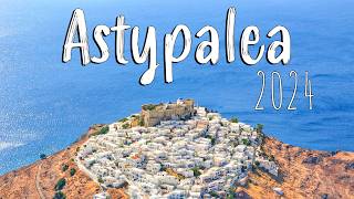 Astypalea Greece walking tour 4k drone Greece 2024 [upl. by Sass936]