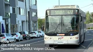 CDC Tullamarine 24 MercedesBenz O500LE Volgren CR228L [upl. by Leod]