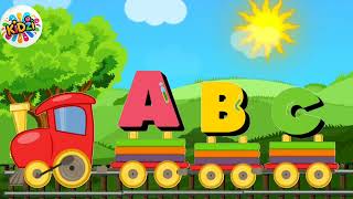 alphabet train  abc train  abc song alphabet train kidzi14 [upl. by Ijneb]