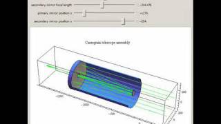 Constructing a Cassegrain Telescope [upl. by Aihsoek]