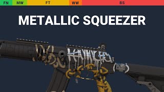 Galil AR Metallic Squeezer  Skin Float And Wear Preview [upl. by Nitsirhc]