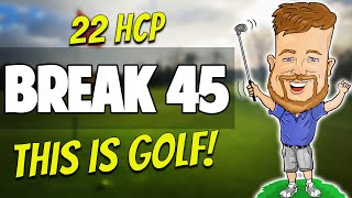 CAN I BREAK 45 FOR THE FIRST TIME 22hcp Every Shot [upl. by Skiest]