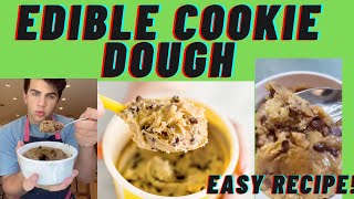 How to Make EASY Edible Cookie Dough [upl. by Hawthorn370]