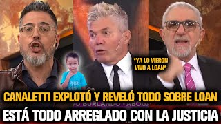 CANALETTI EXPLOTÓ CONTRA LA JUSTICIA Y REVELÓ TODO SOBRE LOAN [upl. by Reba543]