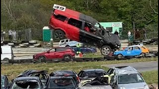 Angmering Raceway Car Jumping 18422 [upl. by Kcajyllib825]