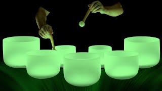 432 Hz Crystal Singing Bowls  Drift into Deep Sleep and Serenity [upl. by Shaikh]