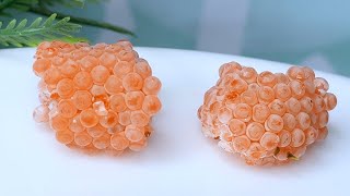 ASMR Crushed snail eggs  Apple snail Eggs ASMR 🐌104 [upl. by Kattie]