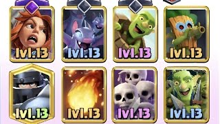 Clash Royale Defeating 36 Elixir Goblin Barrel Deck [upl. by Saltzman]