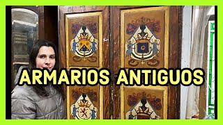 ✅ ARMARIO ANTIGUO ARMARIOS ANTIGUOS DE MADERA ROPERO ANTIGUO [upl. by Inoy]