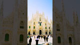 Now vs Then Milan Cathedral travel adventure explore city history milan [upl. by Ly538]