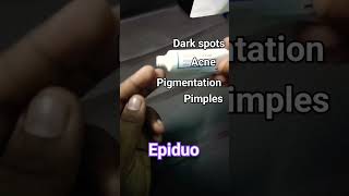 epiduo cream pimplefree pimpleproblem darkspots pigmentation youtubeshorts face facegel [upl. by Marler]