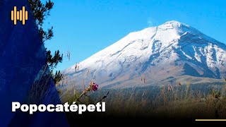 El Popocatépetl desde Puebla cubierto de nieve [upl. by Isahella]