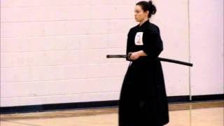 Sasha February 2012 Iaido Shinsa NJIT [upl. by Andrel]