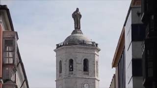 Las campanas de las iglesias de Valladolid repican para glorificar el Domingo de Resurrección [upl. by Stern]