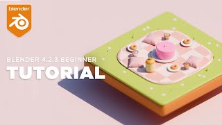 Blender 423 Complete Beginner Tutorial [upl. by Hannavas718]