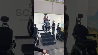 Treppensteigender Rollstuhl Scewo BRO auf der REHACARE 2024 in Düsseldorf 👨‍🦼‍➡️🇩🇪 [upl. by Atikat]