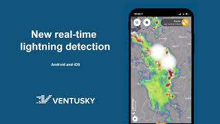 Realtime lightning detection  Ventusky [upl. by Sira]