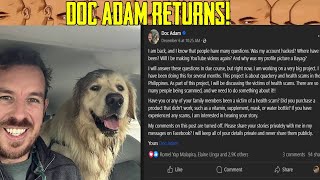 ND X DOC ADAM  DrAdamSmith returns VS scammers [upl. by Shafer]