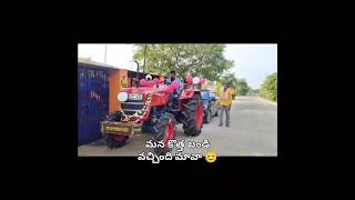 Our new Mahindra Tractor madcreations tractordriving mahindratractor tractorvlog farmervlogs [upl. by Eimoan]