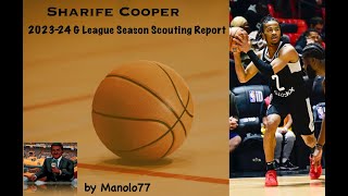 Sharife Cooper  202324 G League Season Scouting Report [upl. by Mommy791]