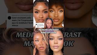 Se maquiller fonction de son contrast version Medium ✨ makeupcontrast makeuptutorial [upl. by Aizirk]