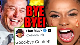 Its OVER For Cardi B After INSANE MELTDOWN Elon Musk Gets The LAST LAUGH [upl. by Arianie]