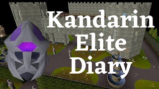 Kandarin Elite Diary Guide Done Easy [upl. by Aihn]