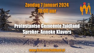 Livestream Eredienst Welkomkerk 7 januari 2024 1000 [upl. by Leandre854]