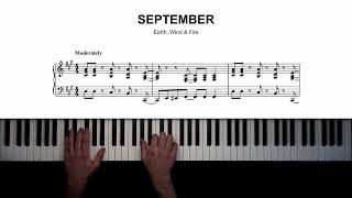 Earth Wind amp Fire  September  Piano Cover  Sheet Music [upl. by Rodgers102]