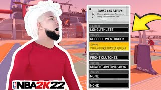 BEST DUNK AND LAYUP PACKAGES IN NBA 2K22 CURRENT GEN FOR SLASHERS [upl. by Marna690]