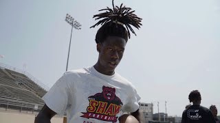 Shaw U prospect camp ends in OFFERS for South Florida HS recruits [upl. by Orlanta]