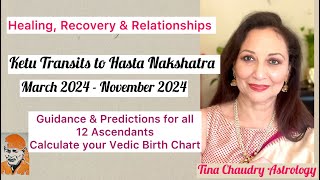 Ketu transits to Hasta Nakshatra Predictions for all 12 Ascendants [upl. by Llertnauq]