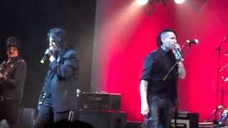 Alice Cooper Marilyn Manson and Steven Tyler sing Come Together with Johnny Depp on guitar [upl. by Hanshaw]