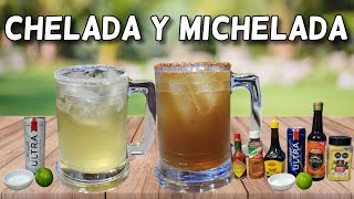 ¿Cómo Preparar LA CHELADA y LA MICHELADA 🍋🍺🧊🌶  2 RECETAS  MICHELADA ORIGINAL  Michelada [upl. by Llekcor]