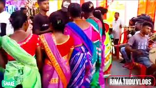 DINAJPUR DANCE TASA PARTY NEW SANTHALI VIDEO 2024 [upl. by Yrallam]