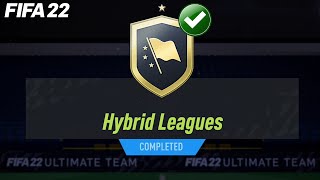 FIFA 22 HYBRID LEAGUES SBC CHEAPEST SOLUTION [upl. by Akienom]