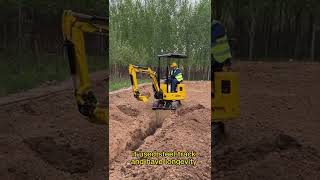 R319 mini excavator operation site [upl. by Kemble]