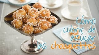 Cómo cubrir de azúcar las chouquettes [upl. by Hammel975]