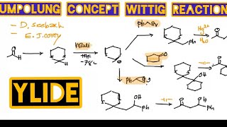 Umpolung Concept  Wittig Reaction Organic Synthesis PYlide EZ Selective Reaction [upl. by Direj]