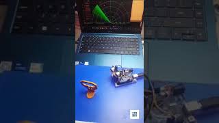 Brushing up the basics made a tiny Radar system today with Arduino Uno arduino arduinoproject [upl. by Pike647]