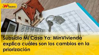 Subsidio Mi Casa Ya MinVivienda explica cuáles son los cambios en la priorización [upl. by Ahsiek846]