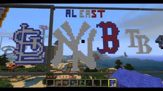 Minecraft  All MLB Team Logos [upl. by Alick]