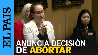 EE UU  Senadora de Arizona anuncia su decisión de abortar en una sesión legislativa  EL PAÍS [upl. by Anirbus638]