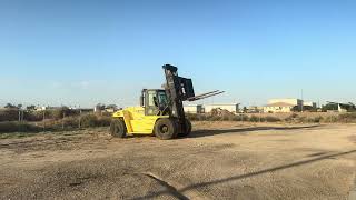 Lot AB0908 Hyster H450HD 39600lb Capacity Forklift [upl. by Oirom]