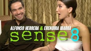 Eréndira Ibarra y Alfonso Herrera entrevista por Sense8 [upl. by Esilec]