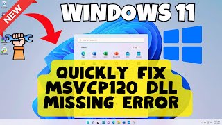 How to quickly fix MSVCP120 dll missing error in Windows 11 [upl. by Philcox]