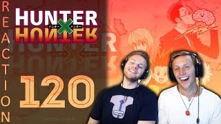 SOS Bros React  HunterxHunter Episode 120  Gon With A Pouf [upl. by Yuria858]