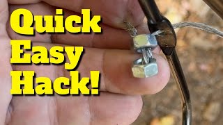 Wire Cable Fastener Hack [upl. by Lerad]