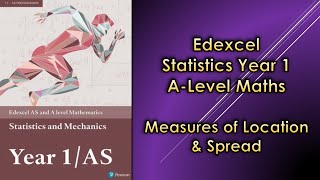 Edexcel A Level Maths Statistics 1  Measures of Location amp Spread [upl. by Goldston]