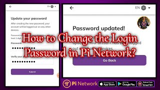 How to Reset or Change the Login Password in Pi Network StepbyStep Guide [upl. by Aronoel260]